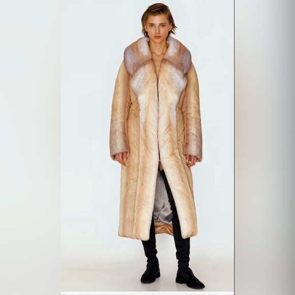 Bevza Luxurious Feux Fur Coat XS - Picture 2 of 5